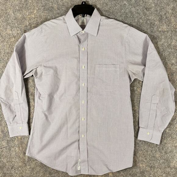 Brooks Brothers Other - Brooks Brothers Dress Shirt plaid 15 1/2 - 33 Blue White Red Button Down